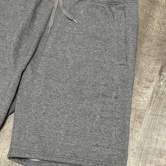 Men's Puma XL Lounge Shorts Athletic Grey Gray Side Active 2 Pocket Logo NWOT - Picture 4 of 9